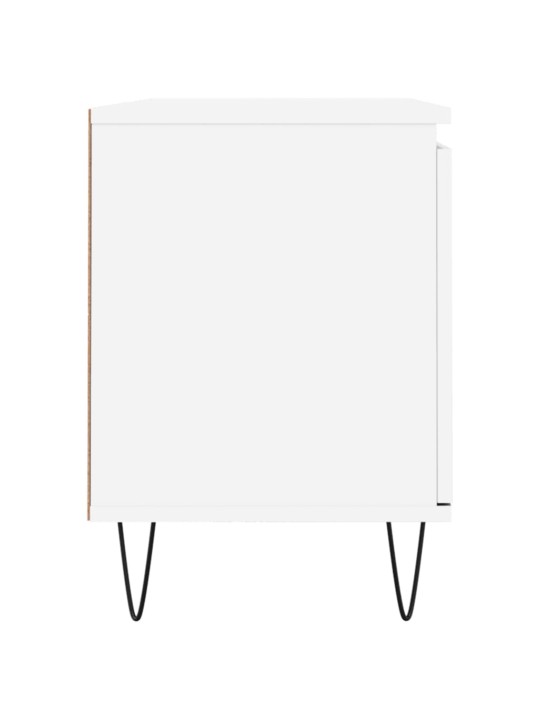 Tv skapītis, balts, 104x35x50 cm, inženierijas koks