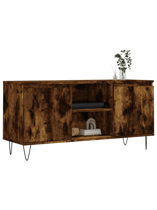 Tv skapītis, ozolkoka krāsa, 104x35x50 cm, inženierijas koks