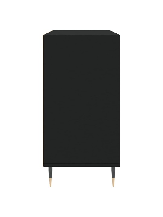Kumode, melna, 103,5x35x70 cm, inženierijas koks