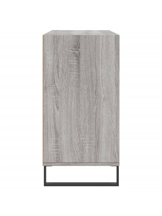 Kumode, pelēka ozolkoka, 103,5x35x70 cm, inženierijas koks