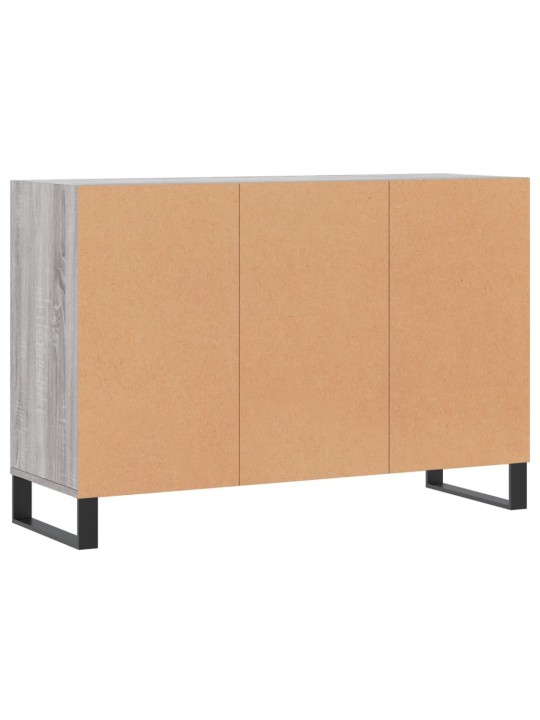 Kumode, pelēka ozolkoka, 103,5x35x70 cm, inženierijas koks