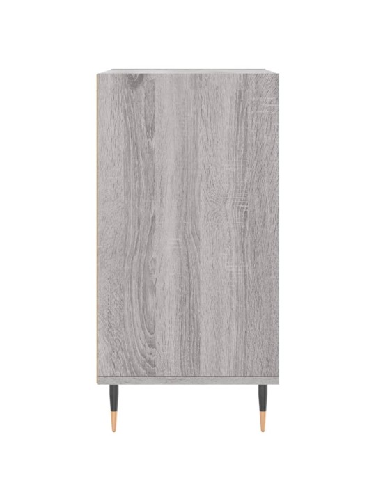 Kumode, pelēka ozolkoka, 57x35x70 cm, inženierijas koks
