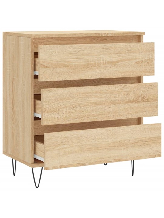 Kumode, ozolkoka krāsā, 60x35x70 cm, inženierijas koks