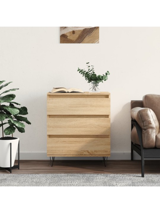 Kumode, ozolkoka krāsā, 60x35x70 cm, inženierijas koks