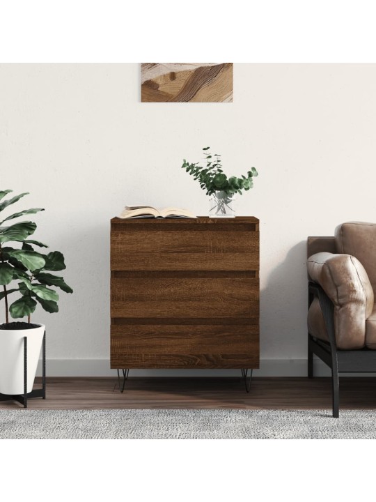Kumode, ozolkoka krāsa, 60x35x70 cm, inženierijas koks