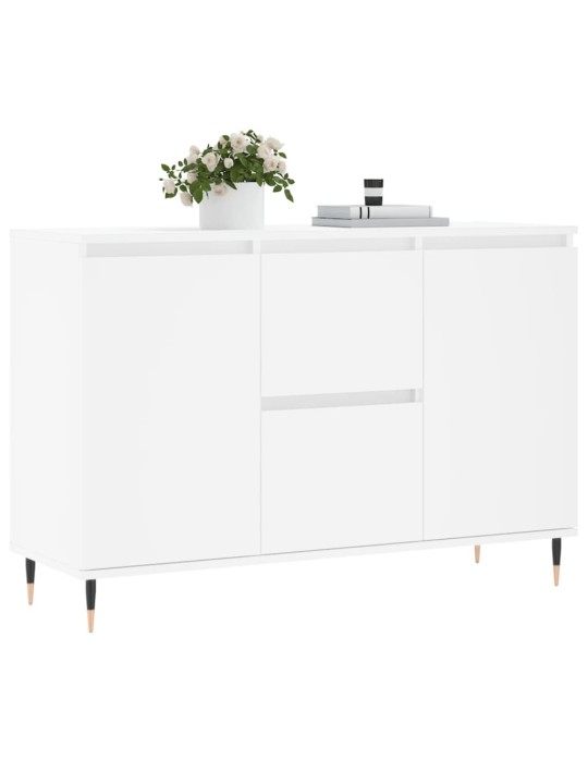 Kumode, balta, 104x35x70 cm, inženierijas koks