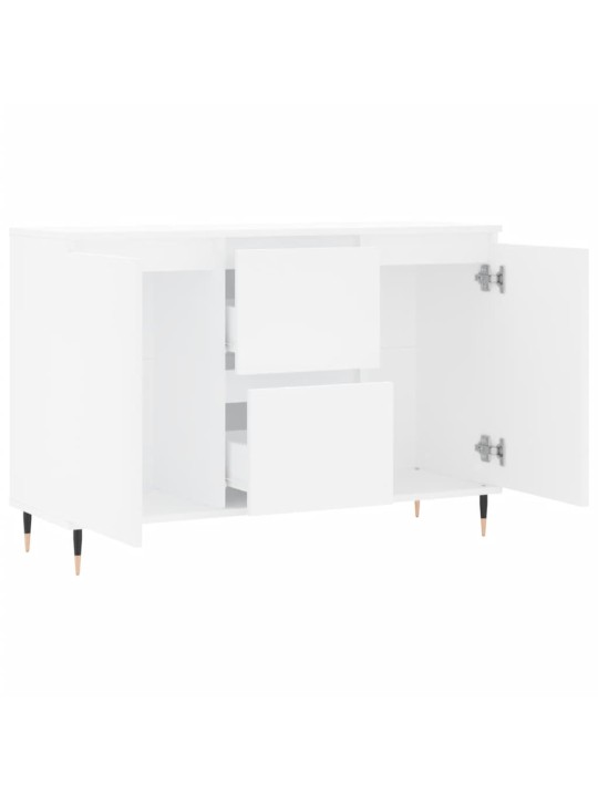 Kumode, balta, 104x35x70 cm, inženierijas koks