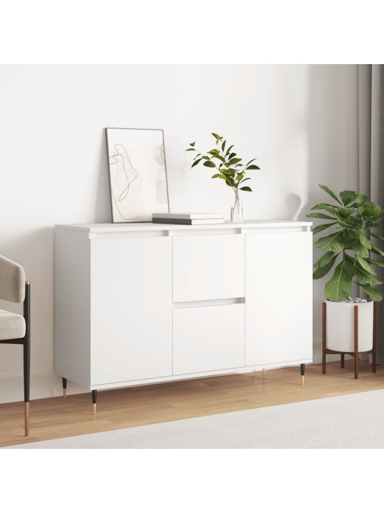 Kumode, balta, 104x35x70 cm, inženierijas koks