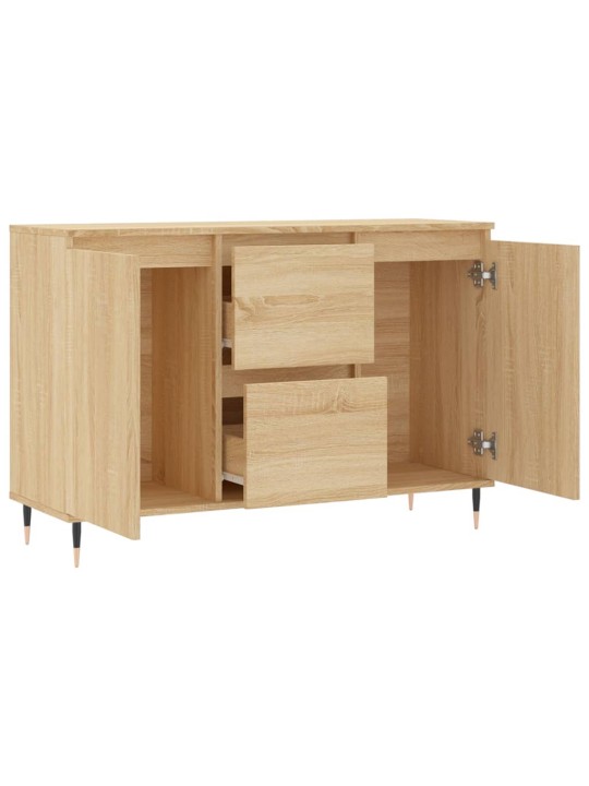 Kumode, ozolkoka krāsā, 104x35x70 cm, inženierijas koks