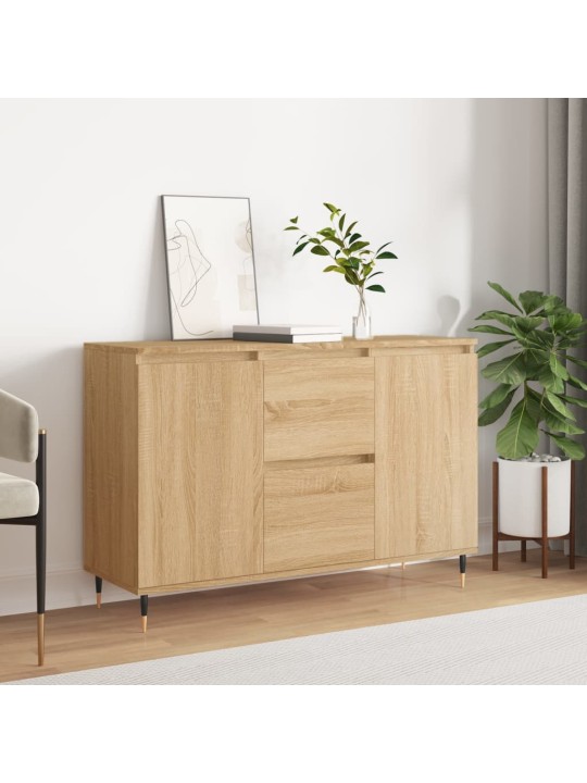 Kumode, ozolkoka krāsā, 104x35x70 cm, inženierijas koks