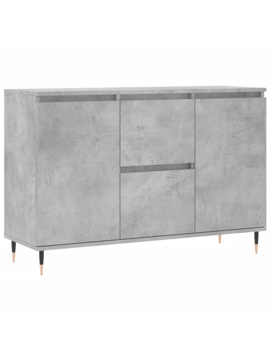 Kumode, betona pelēka, 104x35x70 cm, inženierijas koks