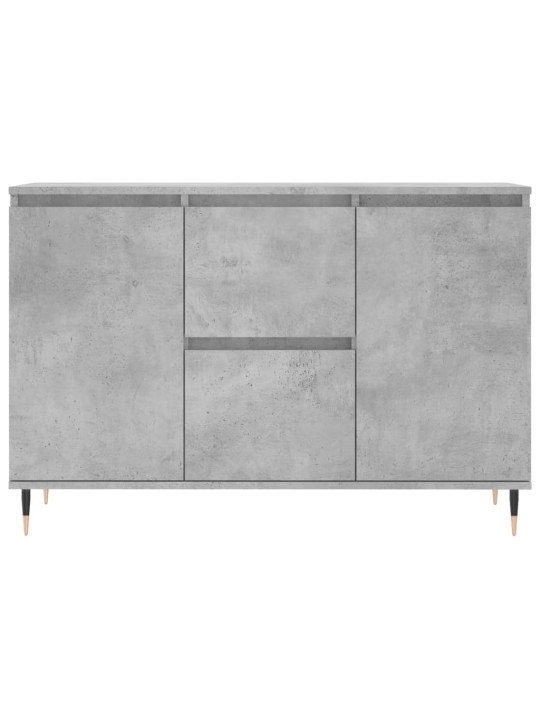 Kumode, betona pelēka, 104x35x70 cm, inženierijas koks