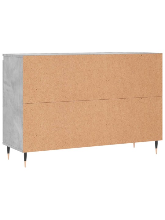 Kumode, betona pelēka, 104x35x70 cm, inženierijas koks