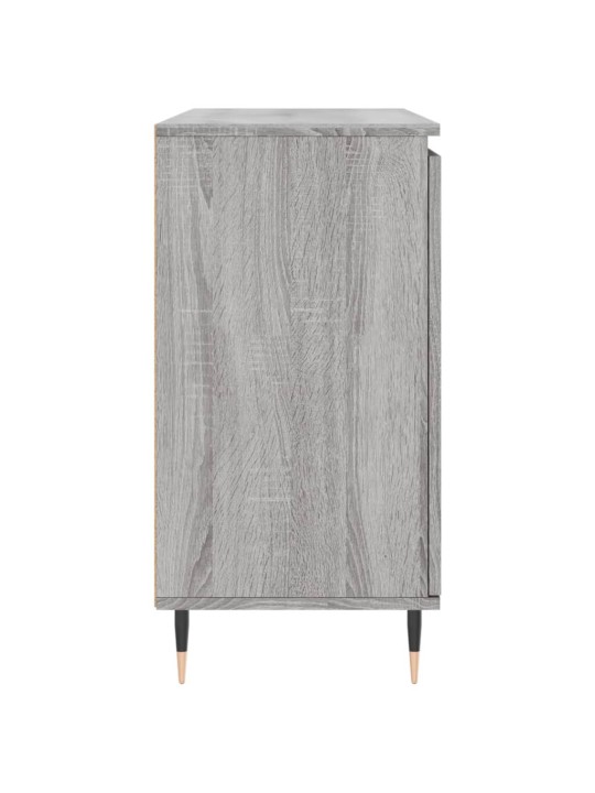 Kumode, pelēka ozolkoka, 104x35x70 cm, inženierijas koks
