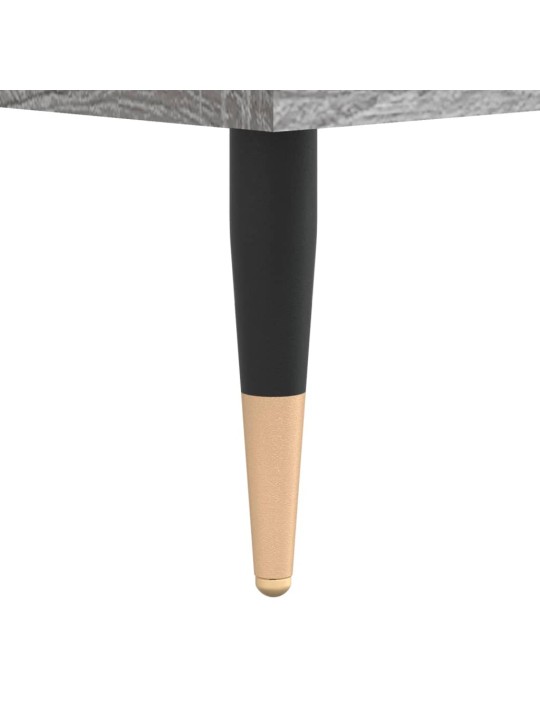 Kumode, pelēka ozolkoka, 104x35x70 cm, inženierijas koks