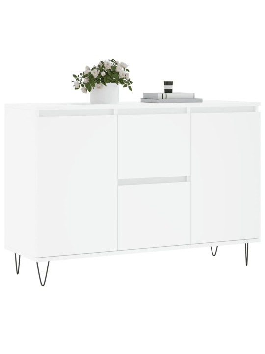 Kumode, balta, 104x35x70 cm, inženierijas koks