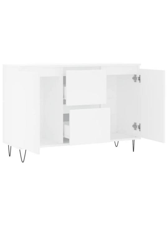 Kumode, balta, 104x35x70 cm, inženierijas koks