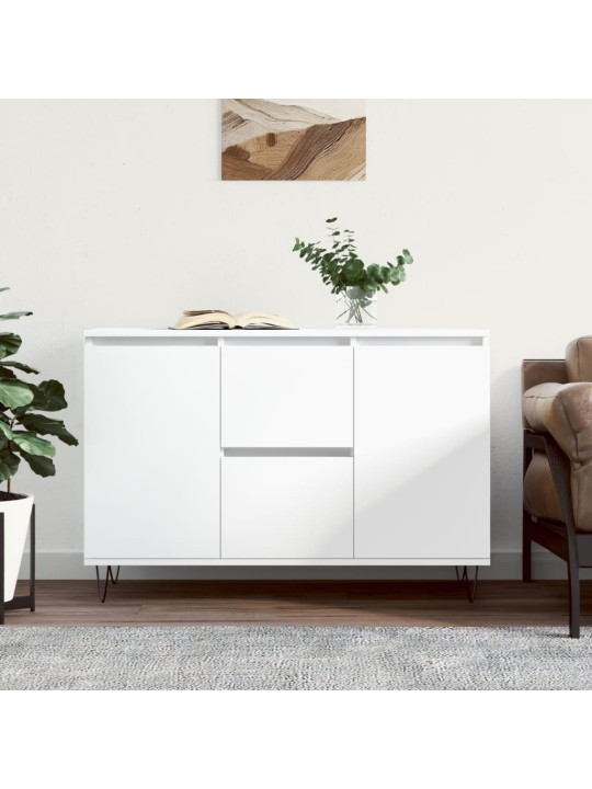Kumode, balta, 104x35x70 cm, inženierijas koks