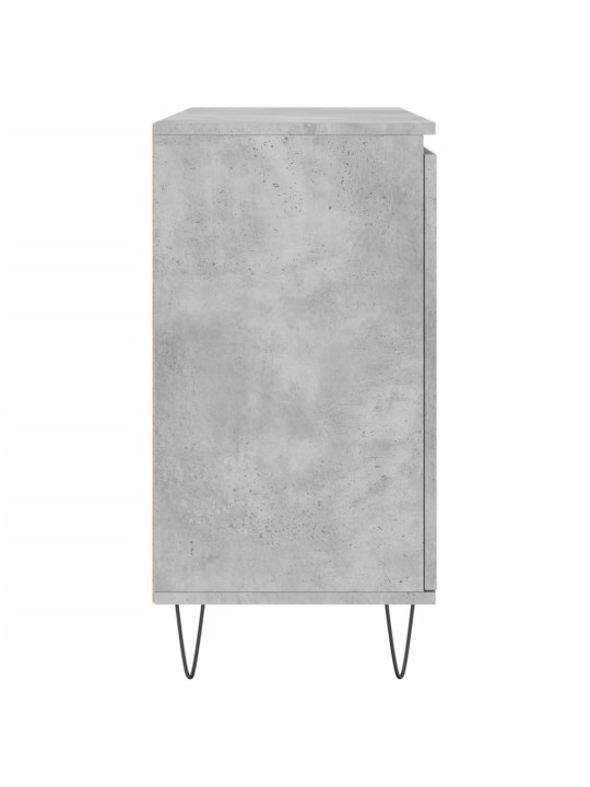 Kumode, betona pelēka, 104x35x70 cm, inženierijas koks