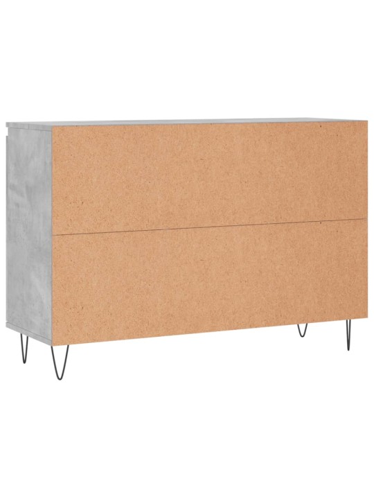 Kumode, betona pelēka, 104x35x70 cm, inženierijas koks