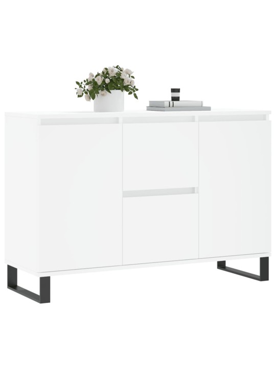 Kumode, balta, 104x35x70 cm, inženierijas koks