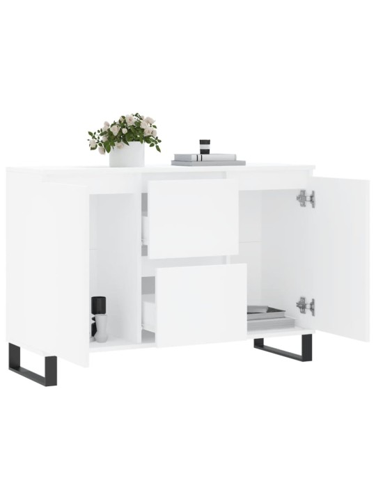Kumode, balta, 104x35x70 cm, inženierijas koks