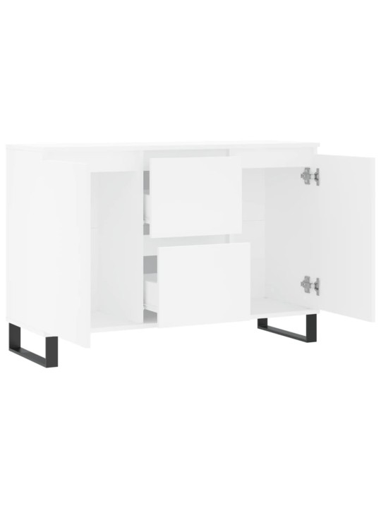 Kumode, balta, 104x35x70 cm, inženierijas koks