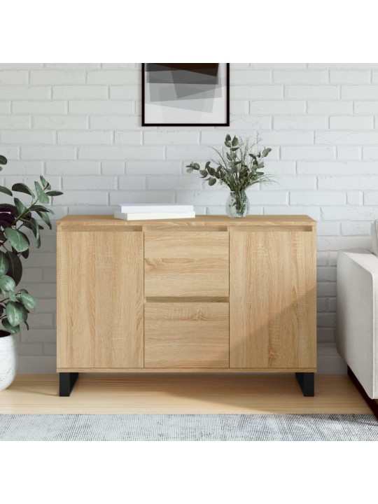 Kumode, ozolkoka krāsā, 104x35x70 cm, inženierijas koks