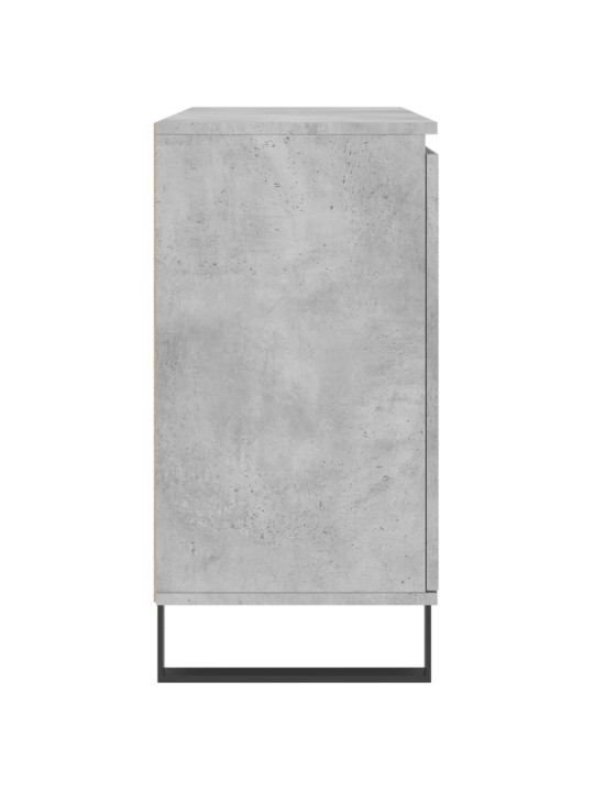 Kumode, betona pelēka, 104x35x70 cm, inženierijas koks