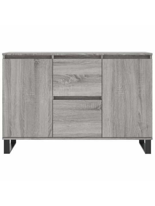 Kumode, pelēka ozolkoka, 104x35x70 cm, inženierijas koks