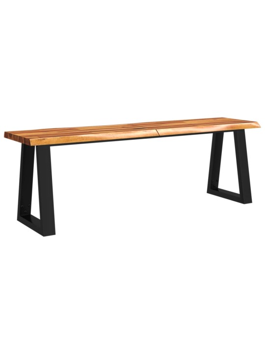 Sols, dabīgas formas malas, 140 cm, akācijas masīvkoks