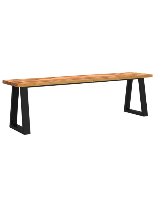 Sols, dabīgas formas malas, 160 cm, akācijas masīvkoks