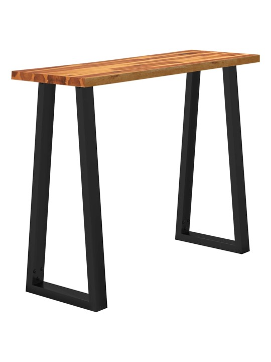 Galds, dabīgas formas malas, 110x35x80 cm, akācijas masīvkoks