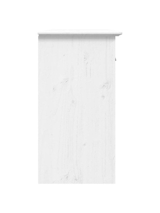 Kumode BODO, balta, 115,5x44x80 cm, priedes masīvkoks