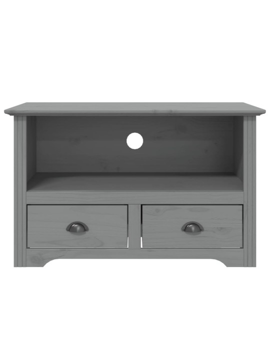 Tv skapītis bodo, 2 atvilktnes, pelēks, 91,5x44,5x56 cm, priede