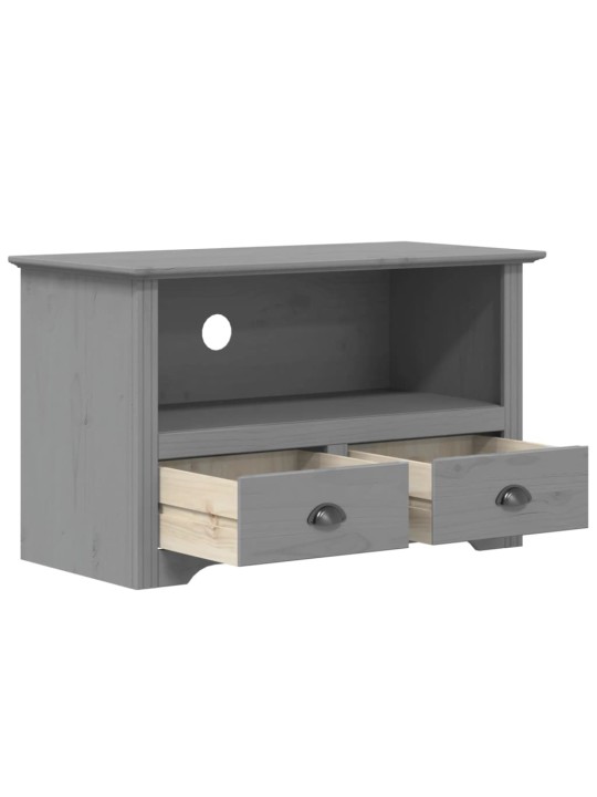 Tv skapītis bodo, 2 atvilktnes, pelēks, 91,5x44,5x56 cm, priede