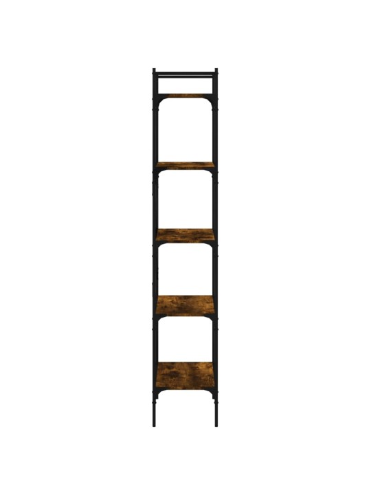 Grāmatu plaukts, 5 līmeņi, ozola krāsa, 56x31,5x174 cm, koks