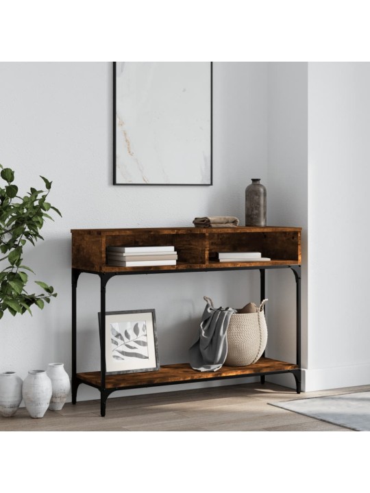 Konsoles galdiņš, ozolkoka, 100x30,5x75 cm, inženierijas koks