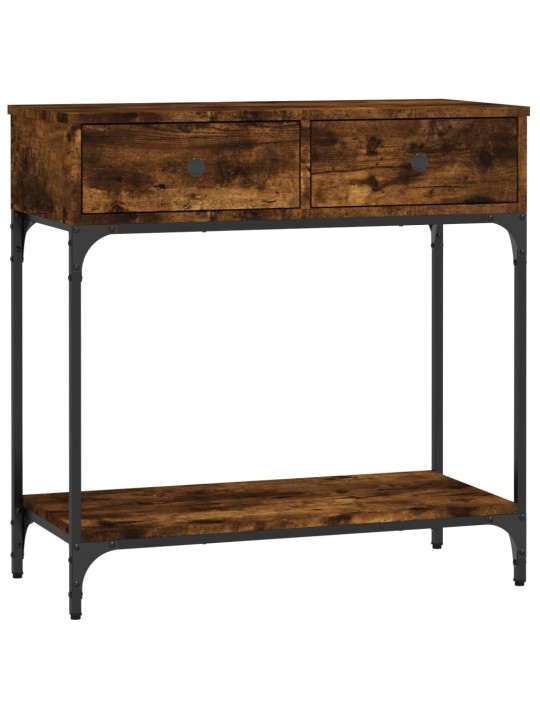 Konsoles galdiņš, ozolkoka, 75x34,5x75 cm, inženierijas koks