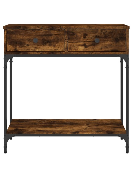 Konsoles galdiņš, ozolkoka, 75x34,5x75 cm, inženierijas koks