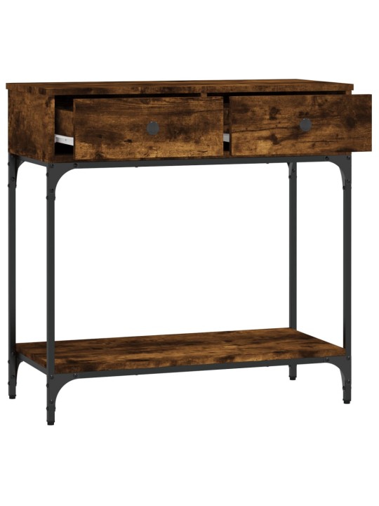 Konsoles galdiņš, ozolkoka, 75x34,5x75 cm, inženierijas koks