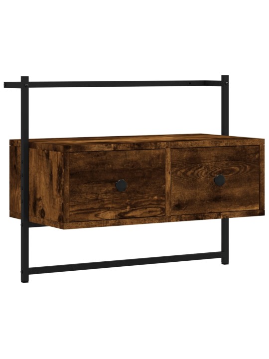 Sienas tv skapītis, ozolkoka, 60,5x30x51 cm, inženierijas koks
