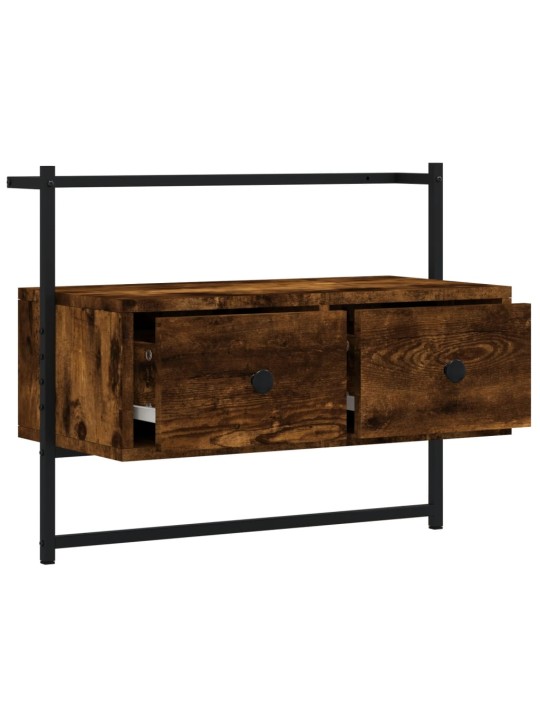 Sienas tv skapītis, ozolkoka, 60,5x30x51 cm, inženierijas koks