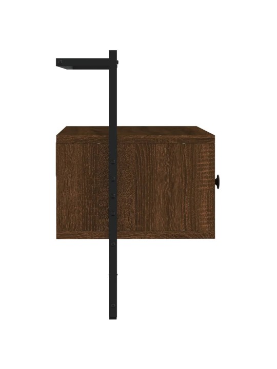 Sienas tv skapītis, brūns, 60,5x30x51 cm, inženierijas koks