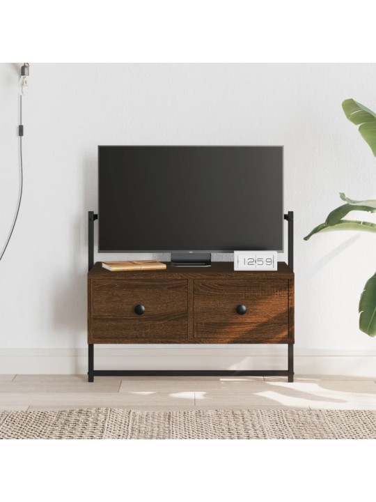 Sienas tv skapītis, brūns, 60,5x30x51 cm, inženierijas koks