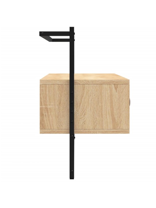 Sienas tv skapītis, ozolkoka, 100,5x30x51 cm, inženierijas koks