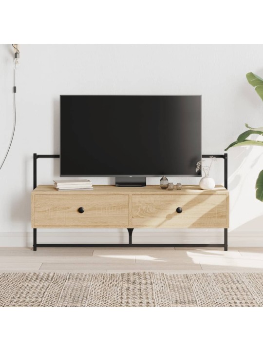 Sienas tv skapītis, ozolkoka, 100,5x30x51 cm, inženierijas koks