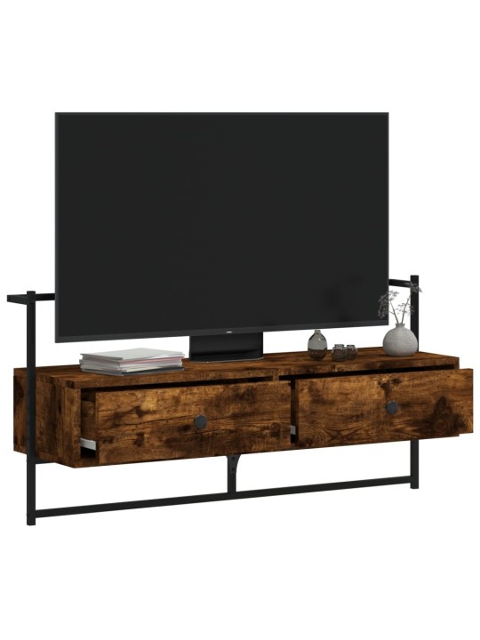 Sienas tv skapītis, ozolkoka, 100,5x30x51 cm, inženierijas koks