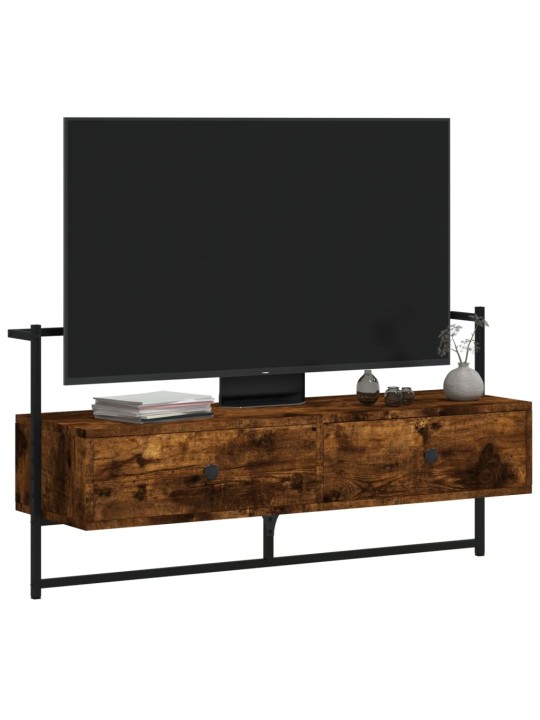 Sienas tv skapītis, ozolkoka, 100,5x30x51 cm, inženierijas koks