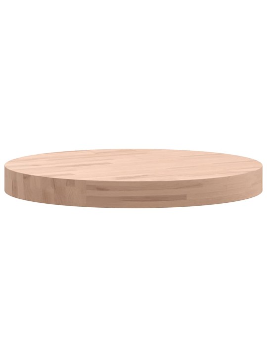Galda virsma, ø40x4 cm, apaļa, dižskābarža masīvkoks